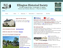 Tablet Screenshot of ellingtonhistsoc.org